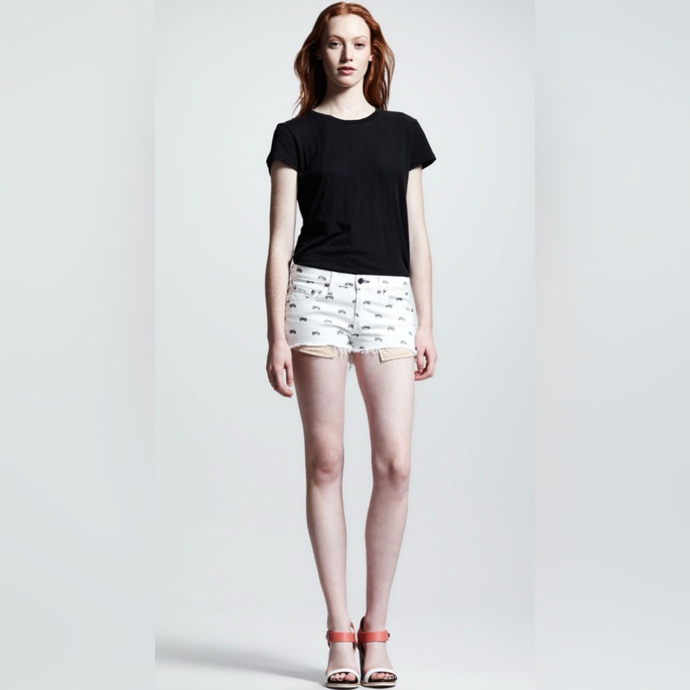 White Rag & bone moto shorts 26